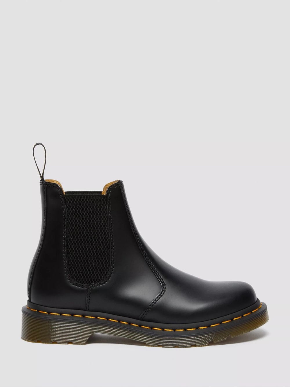 Dr Marten 2986 Chelsea Boot Unisex black smooth leather M 8. L 9